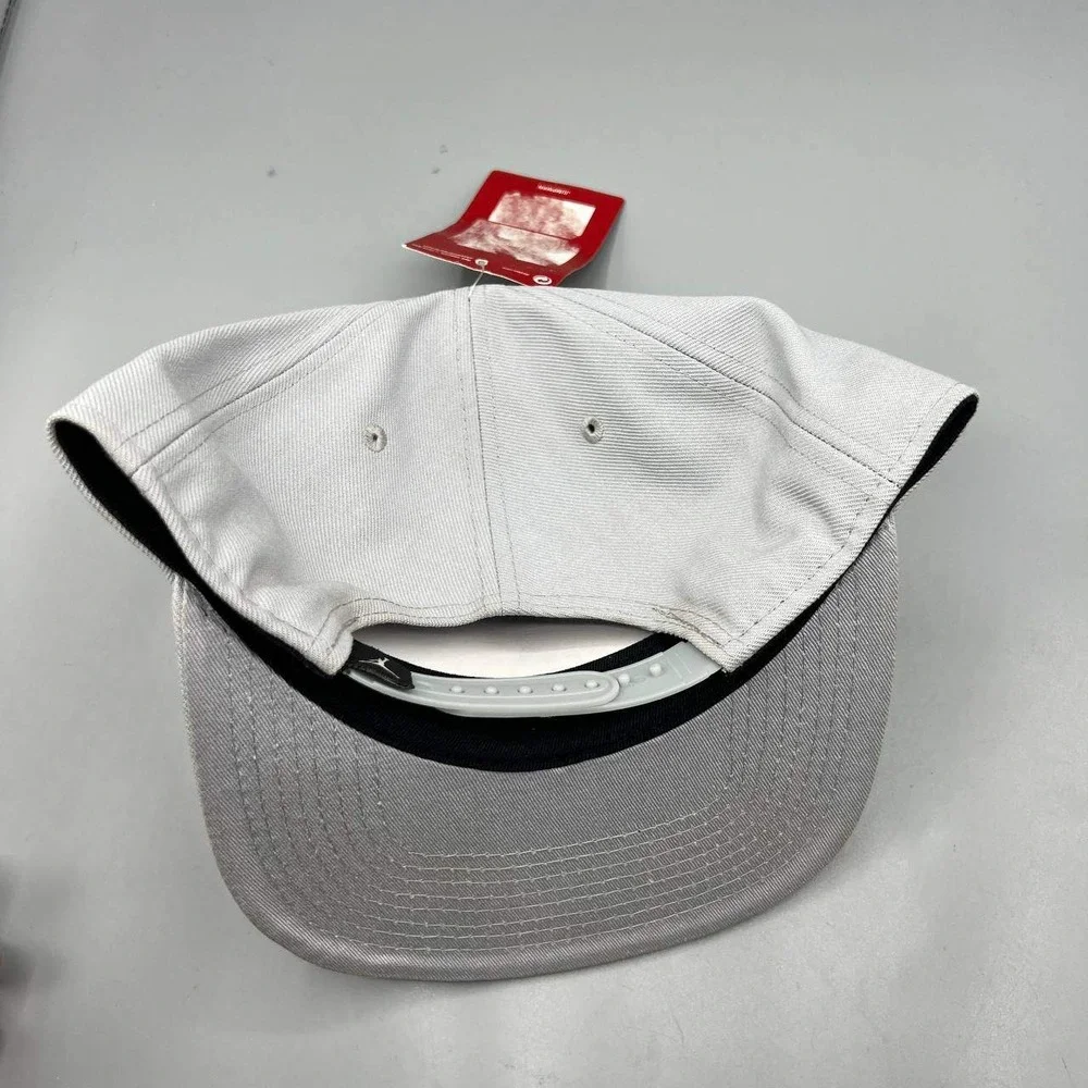 Air‎ Jordan Hat Men Gray Born and Bred Embroidered Jumpman Snap Back Cap New